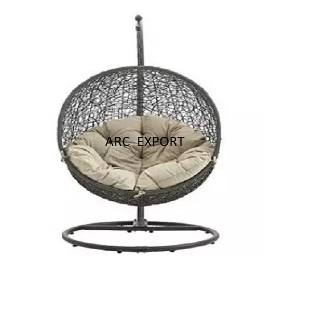 Light White Metal With Fancy Designer Decoration New Stylish Large Outdoor Decorating Swing For Iron