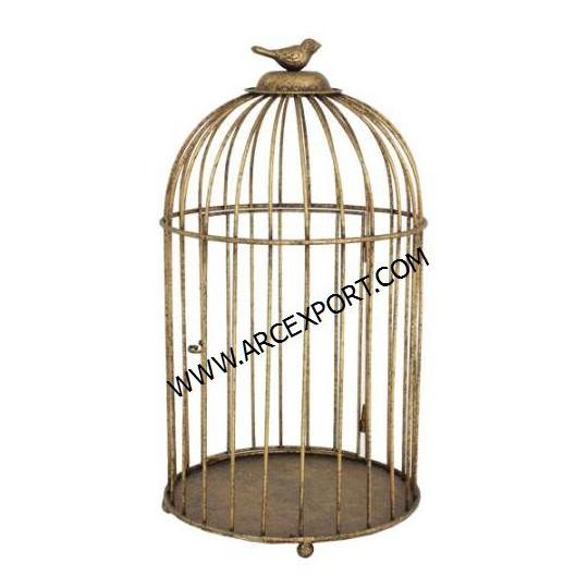 White Metal Bird Cage Fancy New Design Decoration Best Quality Itam Meal Covered Bird Cage For Selling