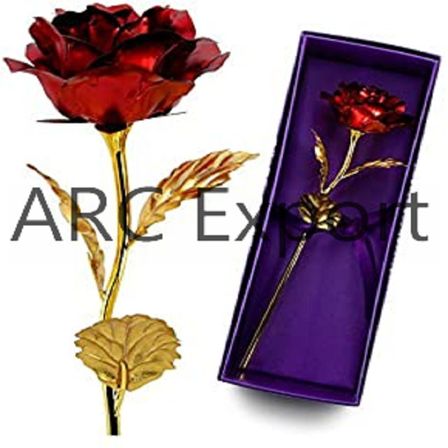 Graphite Metal Decorative Rose & Flower Handmade Metal Rose & Flower