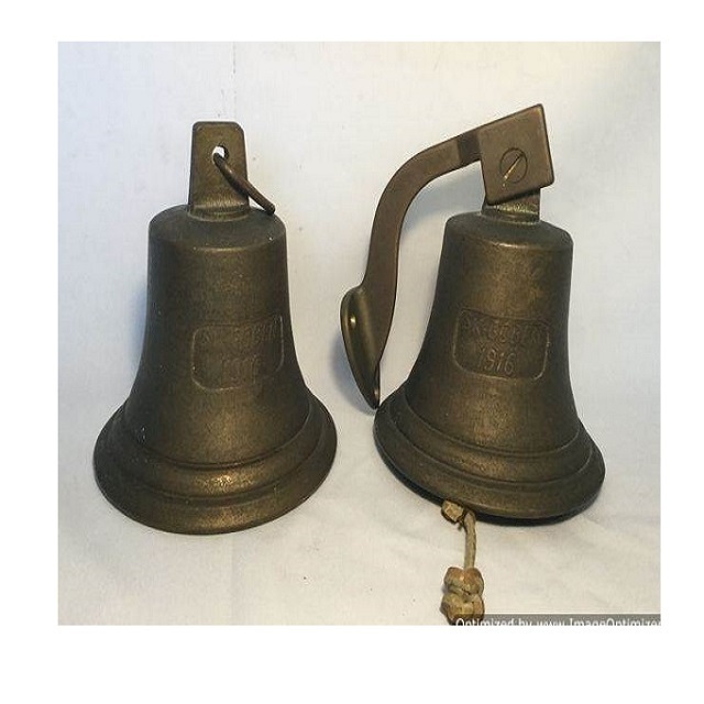 Rustic Nautical Ship Bells Fancy Design Decoration Luxury Wholesale Fancy Decorating Bells For Sale