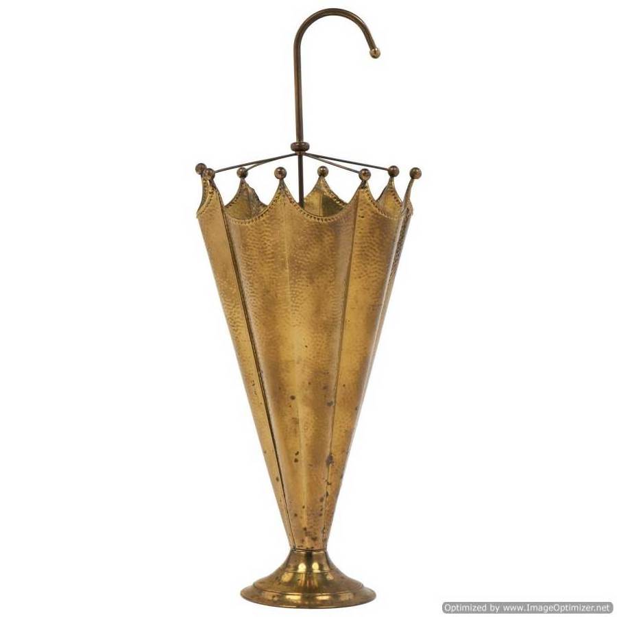 Brass Antique Umbrella Stand Fancy Designer Decorative Wholesale Latest Serving For Outdoor Ware Umbrella Stand