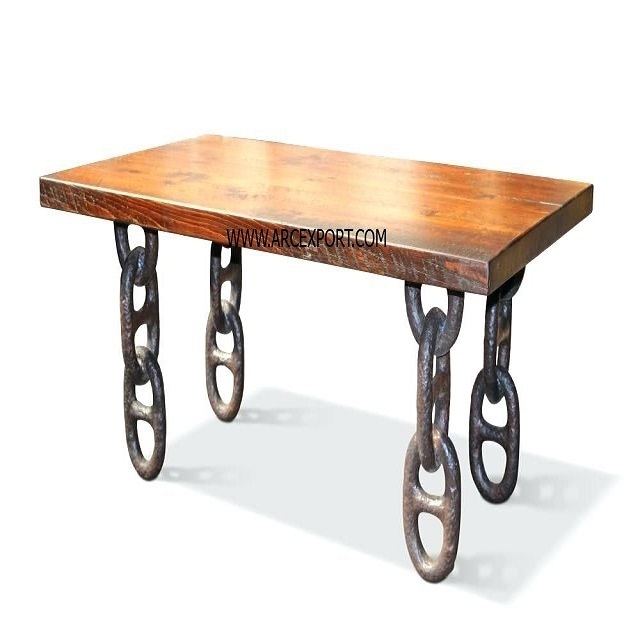 Black Wheels Wooden Cart Table Decoration Fancy Antique Simple Design Decorating Cart Table