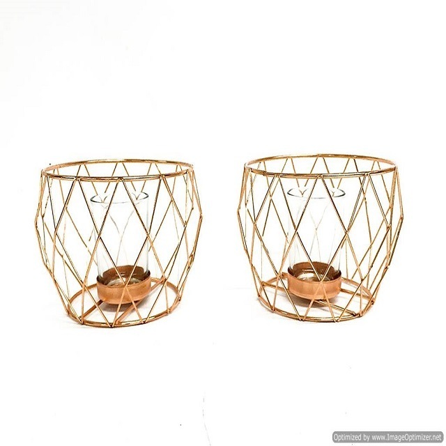 Copper Material Antique Tea Light Holder For Selling Itam Decoration Standard Best Quality Holder For Sale