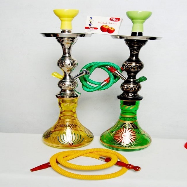 Luxury Acrylic Clear Hookah New Design Decorating Fancy Beaded Standard Hookah For Sale