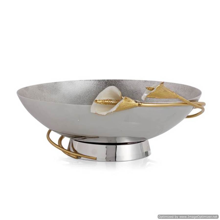 Gold Design Decorating Standard Wholesale Round Shape Best Quality Unique Stainless Serving Bowls