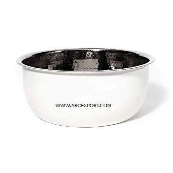 Luxury White & Gold Pedicure Manicure Bowls Handmade Indian Wholesale Pedicure Bowls