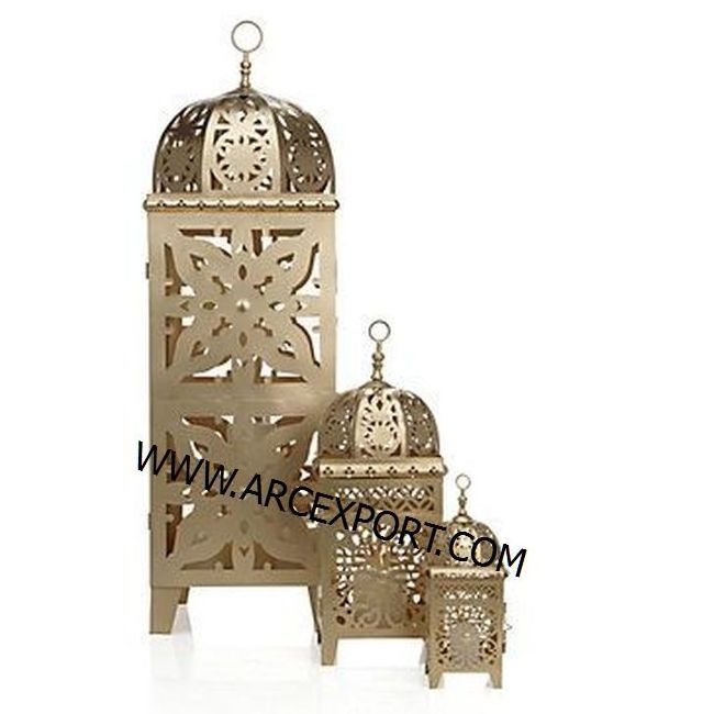 Golden Design New Stylish Ware Large Fancy Unique Stylish Ware Modern Design Lantern