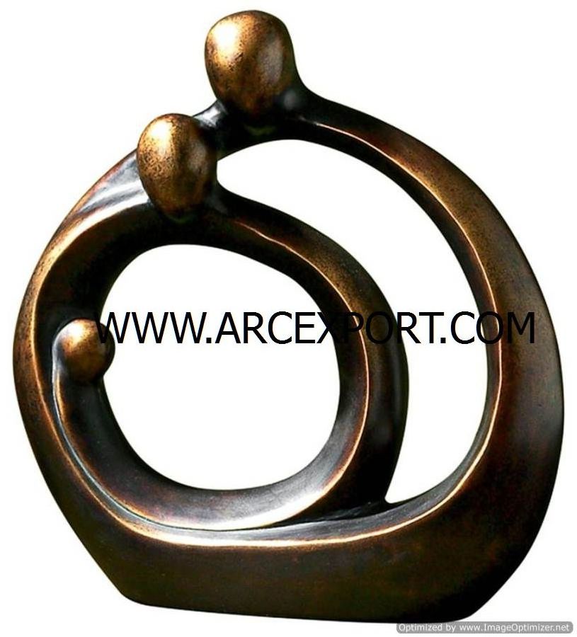 Antique Metal Decorating Modern Wholesale Luxury Antique Fancy Round Sculpture For Sale