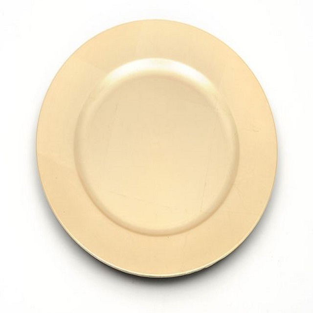 Brass Plated Hammered harger Plate Best Top Decoration Design Standard Round Shape Charger Plate