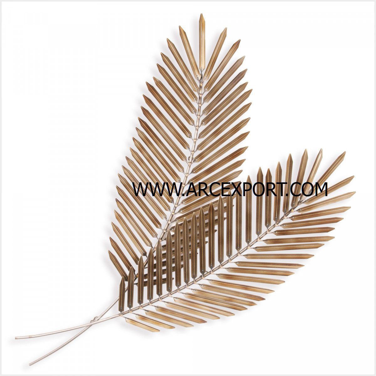 Gold Lated Fancy Leaf Wall Decoration Modern Standard Best Quality Fancy Wholesale Luxury Wall Decoration