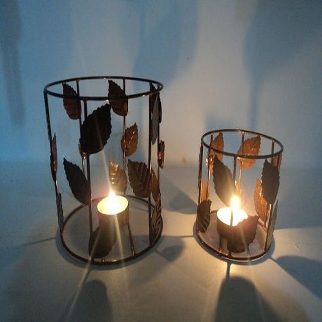 Fancy Iron Best Tea Light Decoration Designing Unique Modern Standard Luxury Fancy Decoration Light Candle