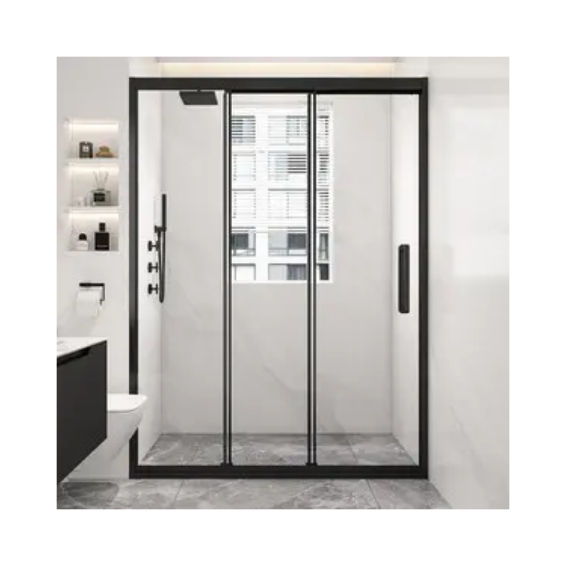 Frosted Custom Glass Bathroom Shower Door