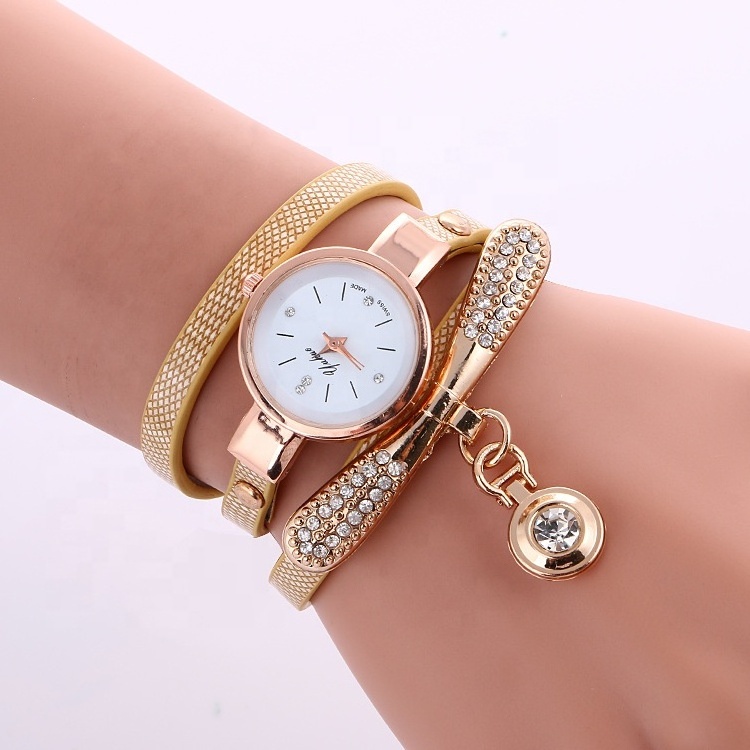 Fashion Ladies Quartz watch with diamond bow bracelet Watch Set Rhinestone Bracelet Watch set For Women Jewelry