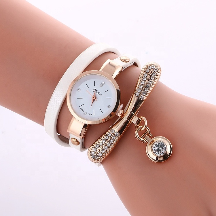 Fashion Ladies Quartz watch with diamond bow bracelet Watch Set Rhinestone Bracelet Watch set For Women Jewelry