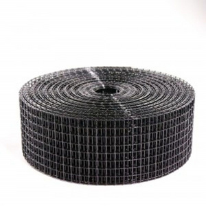 Black PVC coated Welded Steel Mesh Critter Guard Roll for Solar Panel Protection