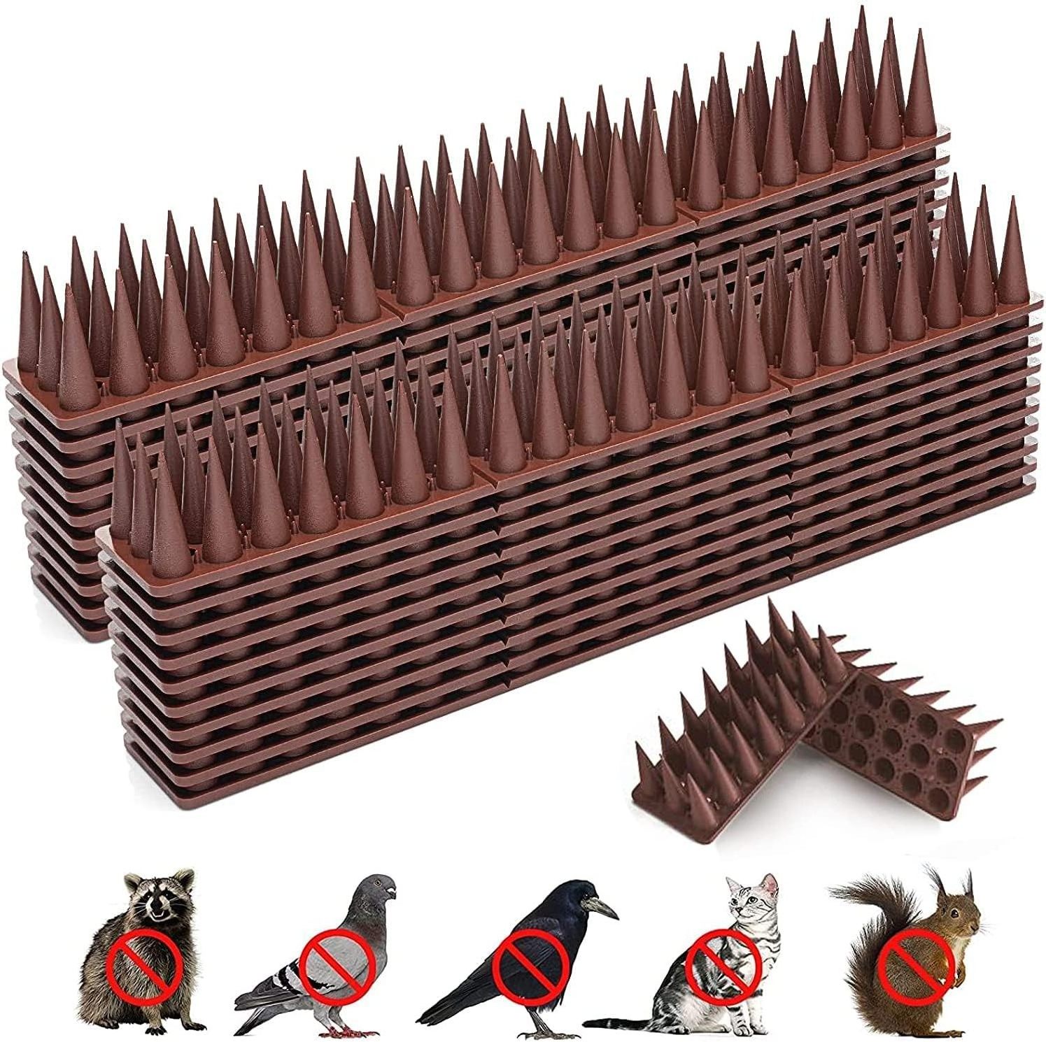 Plastic bird spikes Bird deterrent spikes for pigeon raccoon crow cats