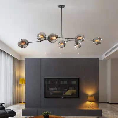 New art home black led large luxury european style chandelier ceiling lamp modern pendant lighting chandelier for dinning room