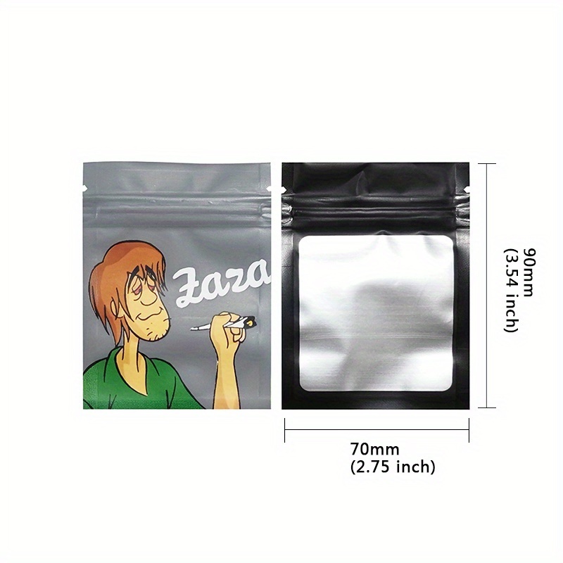 Monkey Zipper Bag Smell Proof Zip Lock Pouch Clear Transparent Snack Pouches Sour Packaging 3.5g Mylar Bags