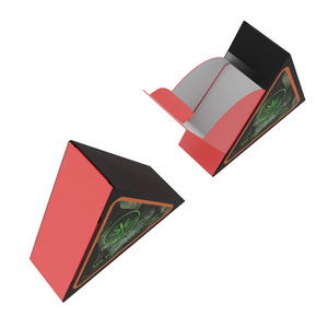 High Quality Edible Clamshell Square Smell Proof Stash Box with EVA Insert with Display Box for Tin Metal Jar Cans