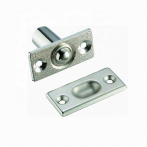 Archie Zinc Alloy Ball Roller Latch Bolt Passage Cabinet Closet Latch Lock with Strike Plate W1310-10