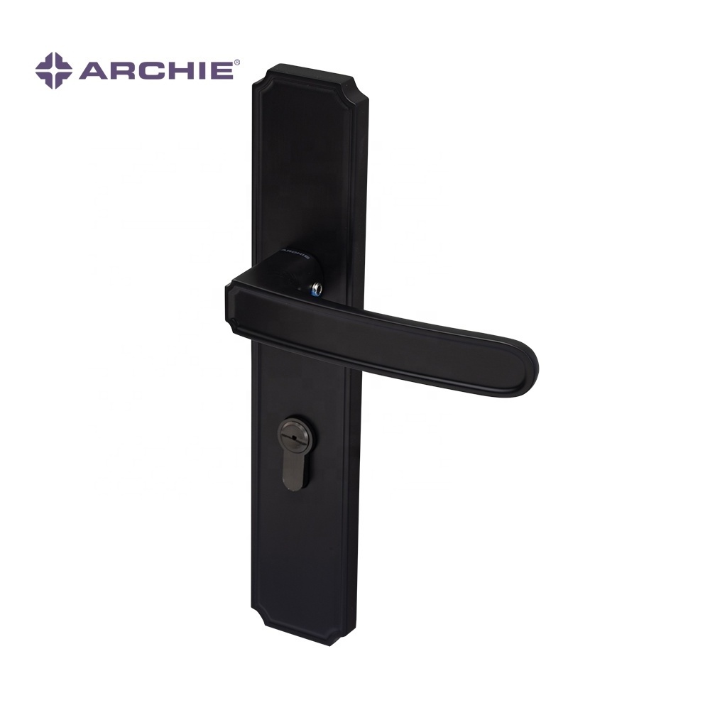 ARCHIE Entry Long Front Door Handle Plate Door Handle