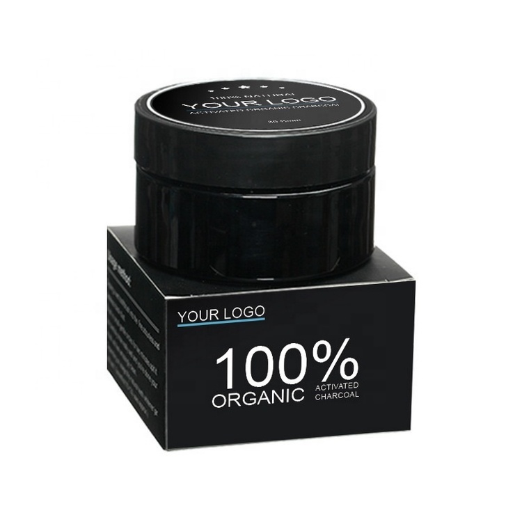 Private Label Natural Activated Organic Charcoal Tooth Whitening Powder