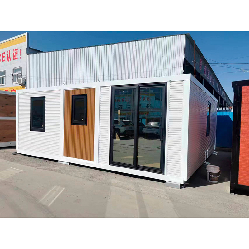 Popular Corrugated Luxury Modular Prefab Homes Expandable Container House Bedroom Prefab Glass Cheap Tiny House