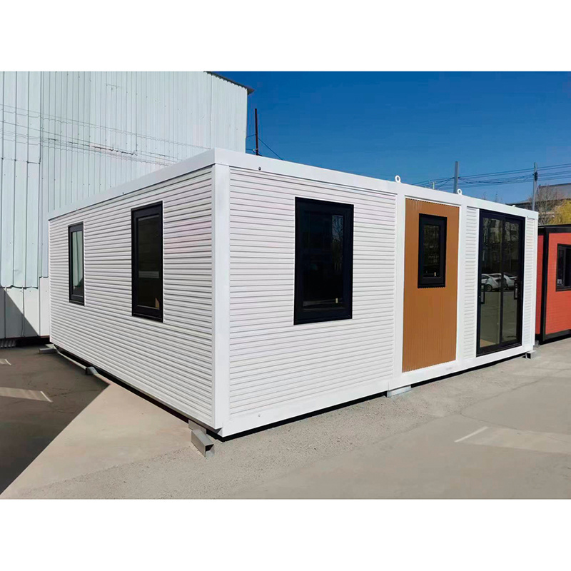 20FT Australia 2 bedroom luxury predfabricated container homes Granny flat roof expandable container house with full bathroom