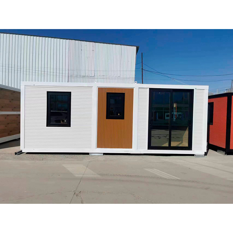 Popular Corrugated Luxury Modular Prefab Homes Expandable Container House Bedroom Prefab Glass Cheap Tiny House