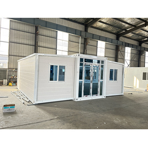 20/30/40 ft China prefabricated house home easily installed and serviced expandable modular homes with bathroom and kitchen