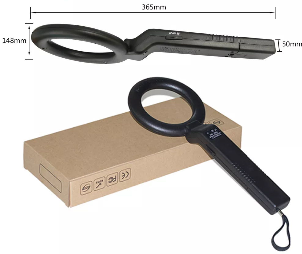 Physical security search scanner metal detector wand