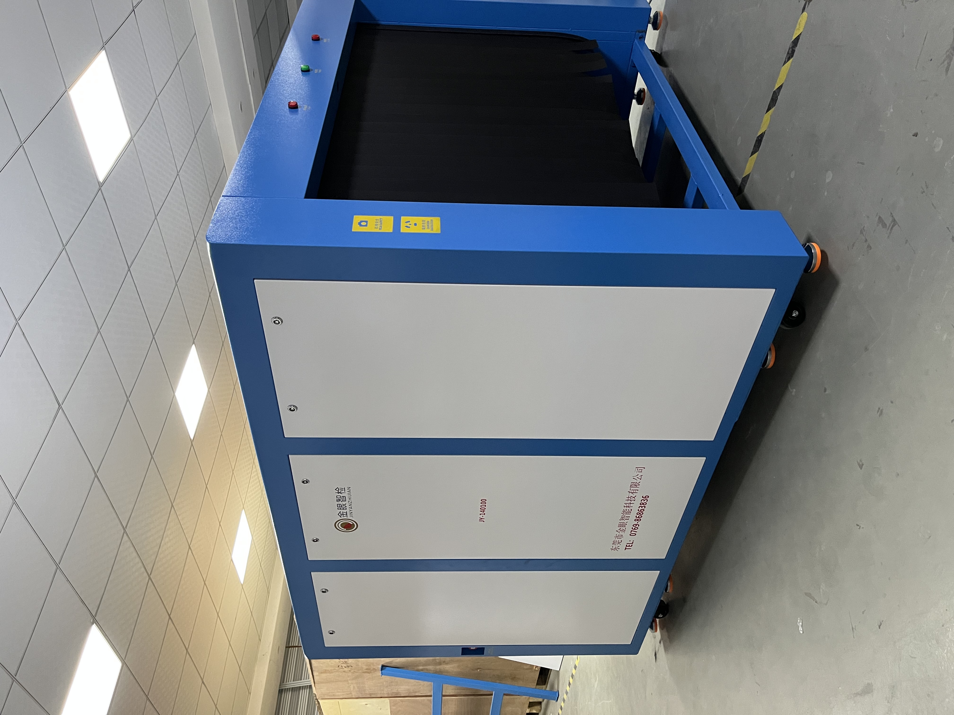 Logistic use 140*140 large size tunnel x ray cargo luggage scanner