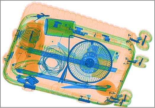 Airprot X Ray Baggage Scanner Conveyor Belt X Ray Machine