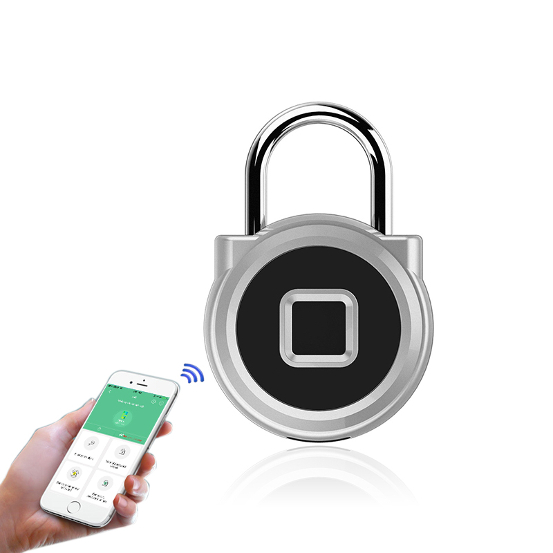 TUYA APP Inteligente Waterproof Smart Electronic Lock Door Handle Lock Fingerprint Padlock