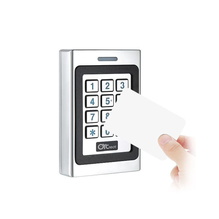 Cheap Price 125khz EM RFID card security gate waterproof metal case access control with keypad