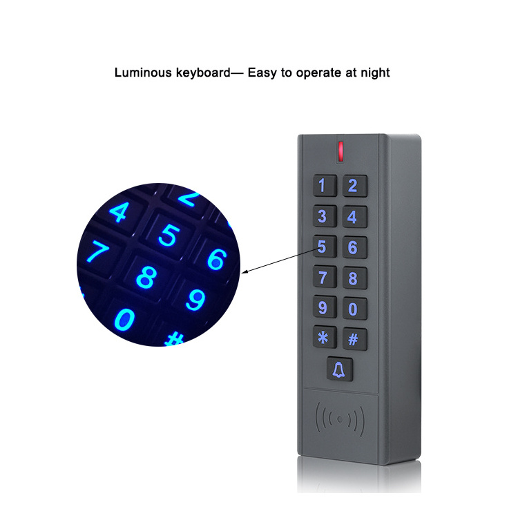 Waterproof Wireless Door Lock Application Access Control kit 125Khz 13.56MHZ EM Card RFID Access Control Wireless Keypad