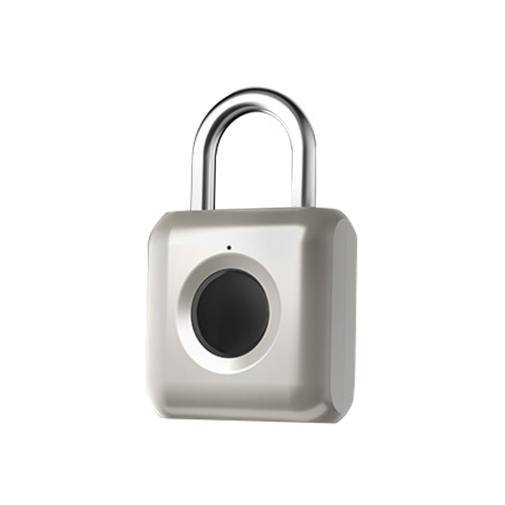 Stainless Steel Top Security Lock Smart Fingerprint Padlock  Luggage Padlock Safety Fingerprint Door Lock