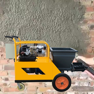 New Design electric Automatic Portable Concrete Cement Mortar Wall Sand Spraying Plaster Pump Rendering Plastering Machine