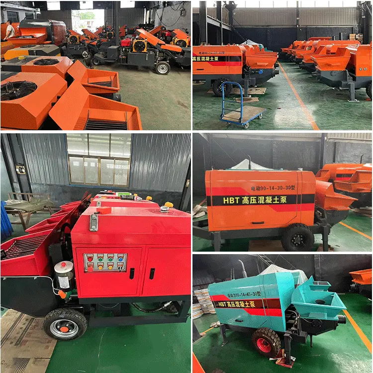 Multi-Style Mobile Concrete Mixer Pump Mini Machine Concrete Pumps