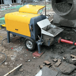 EPA CE 20 capacity portable cement concrete pumping machine concrete trailer pump