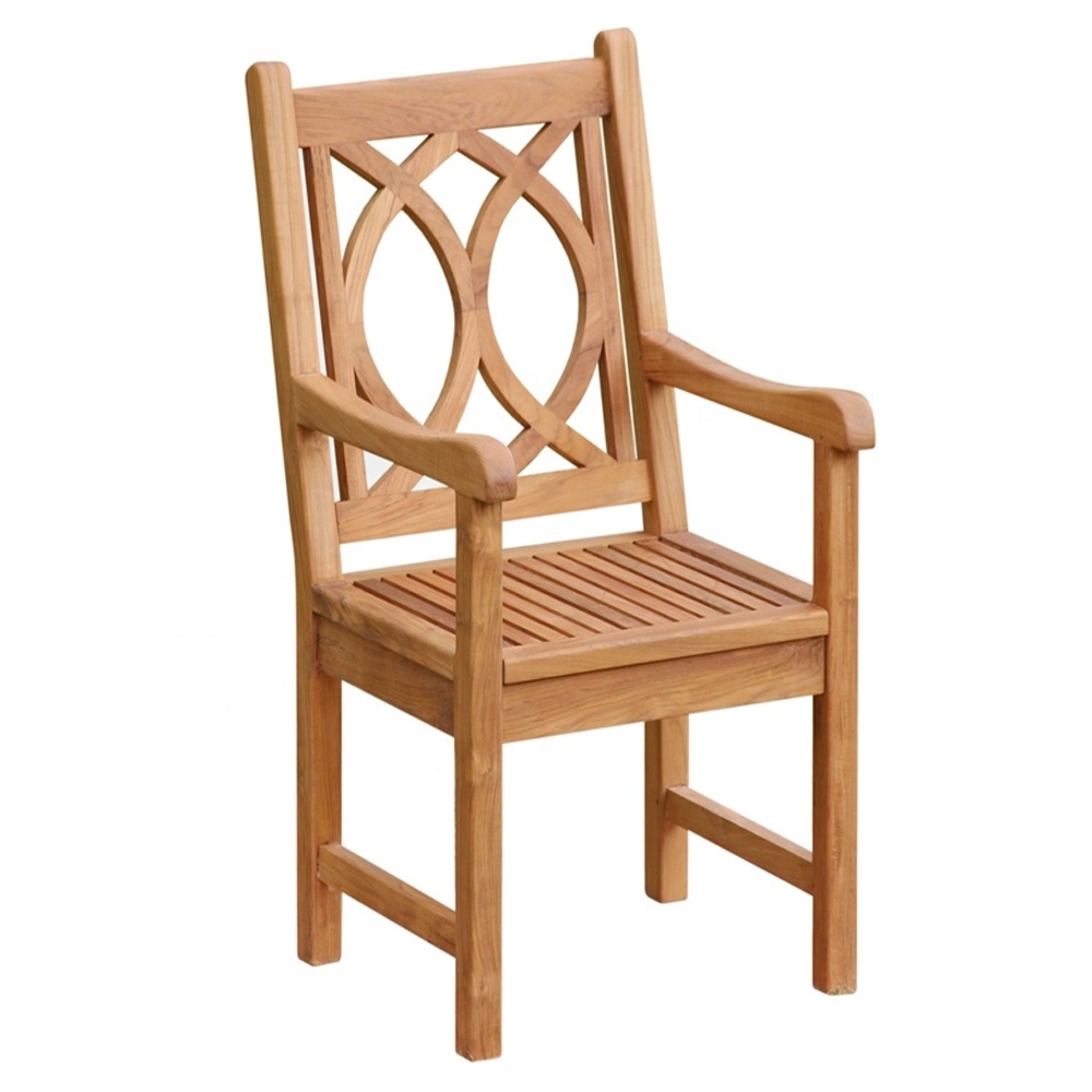 Modern Leisure Wood Furniture Teak Lismore Armchair Outdoor Furniture Garden Chairs for Events Patio Furniture Indonesia