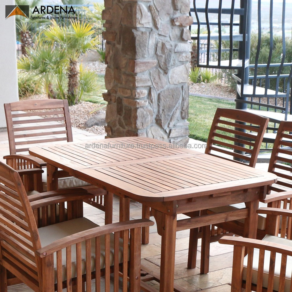 Ardena Garden Benches Furniture Teak Wood Dining Room Set as Restaurant Wood Furniture Outdoor Furniture Modern