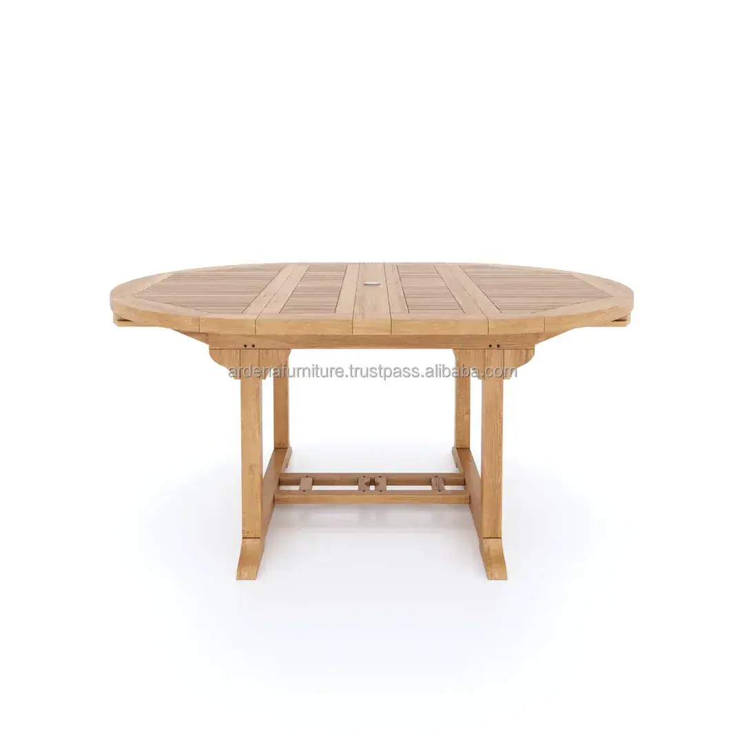 Ardena Modern Teak Wood Garden Dining Room Set for Restaurant Outdoor Use for Exterior and Park Applications