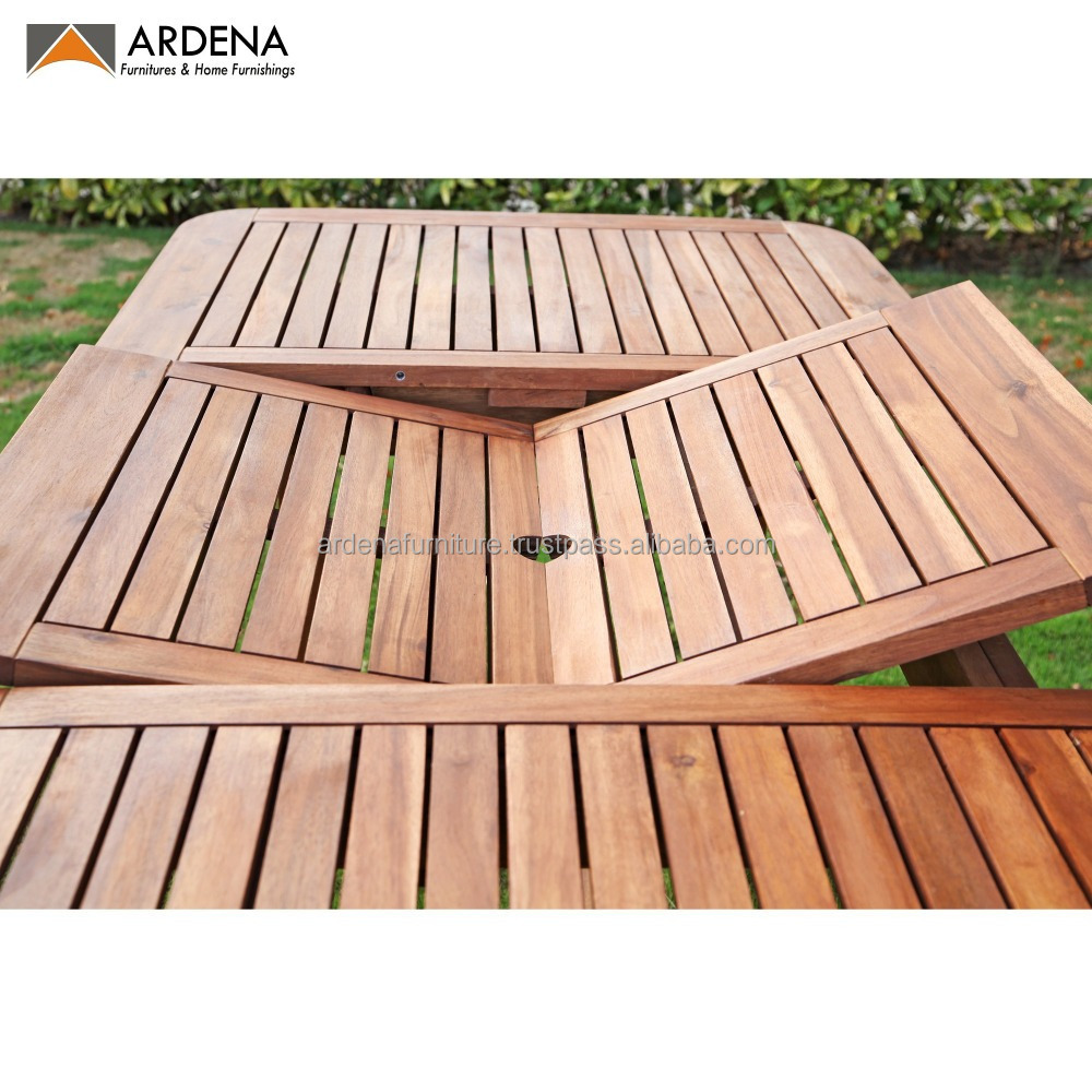 Ardena Garden Benches Furniture Teak Wood Dining Room Set as Restaurant Wood Furniture Outdoor Furniture Modern