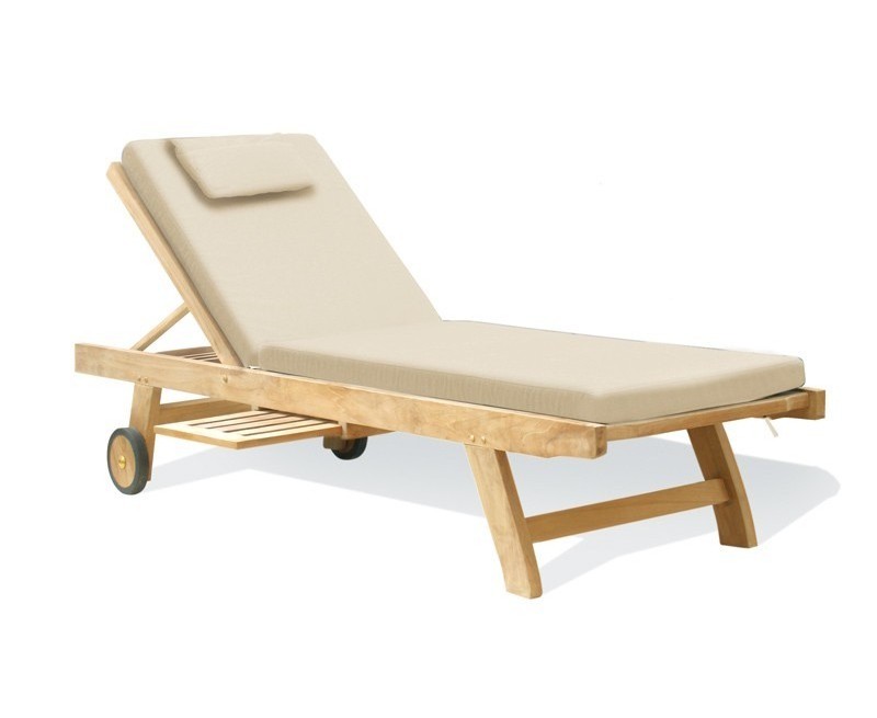 Good Quality Beach Lounge Chair Outdoor Furniture Swimming Pool Wooden Sun Lounger Teak Solar Chair Outdoor Furniture