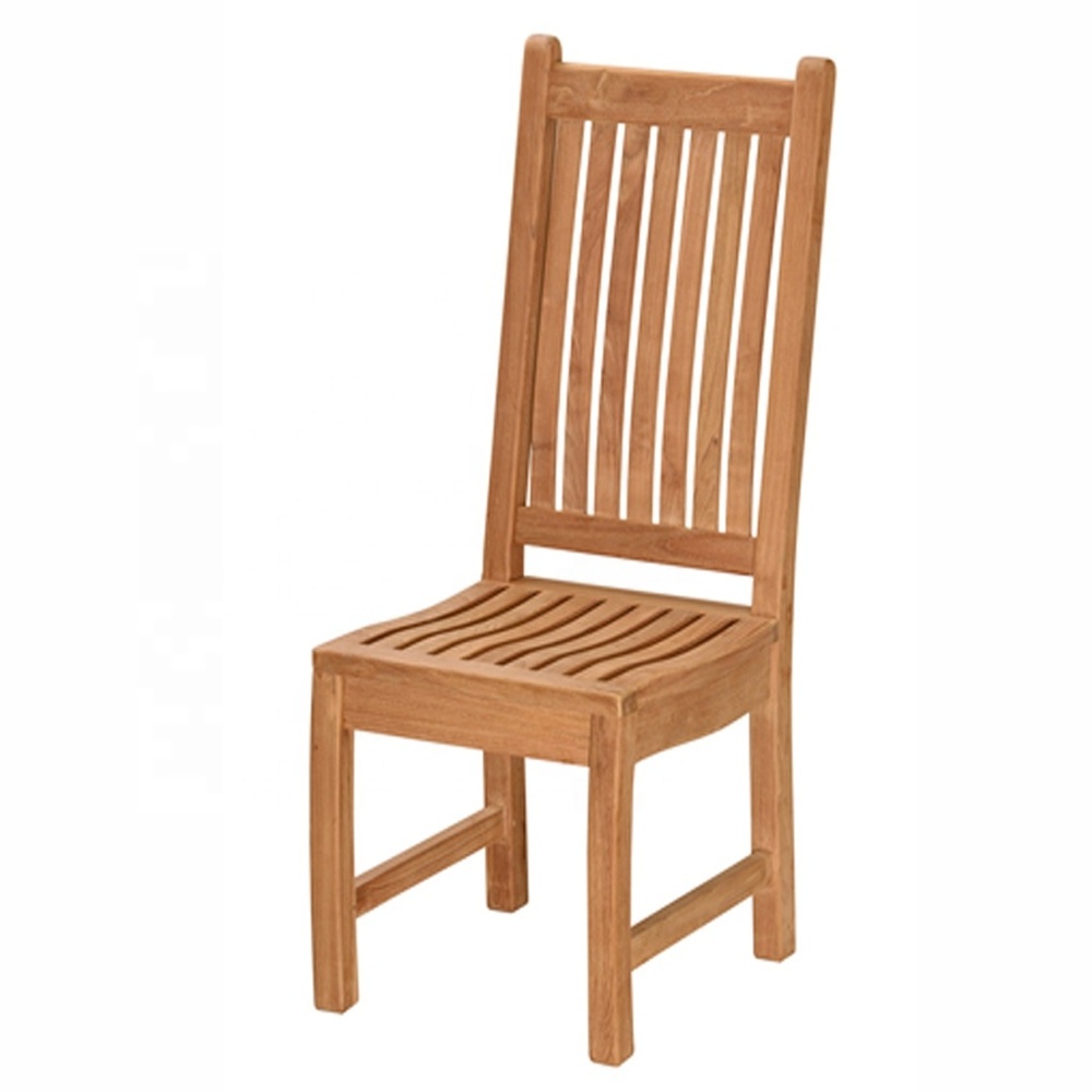 Great Furniture Solid Wood Teak Kintamani Dining Chairs High Back Outdoor Patio Garden Chairs Furniture indonesia