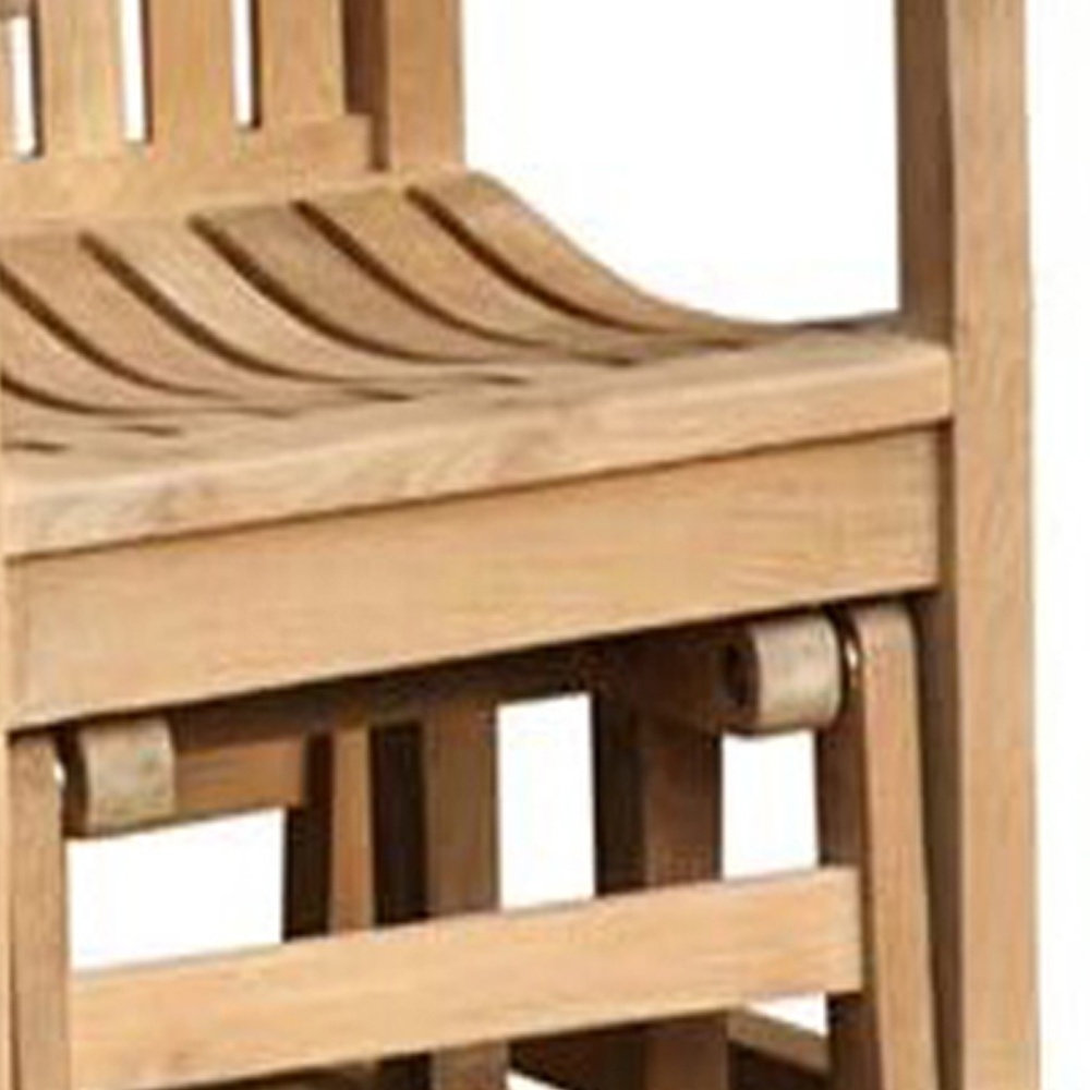 Wonderful Solid Teak Wood Sydney Glider Armchair Outdoor Furniture Garden Chairs for Events Furniture indonesia