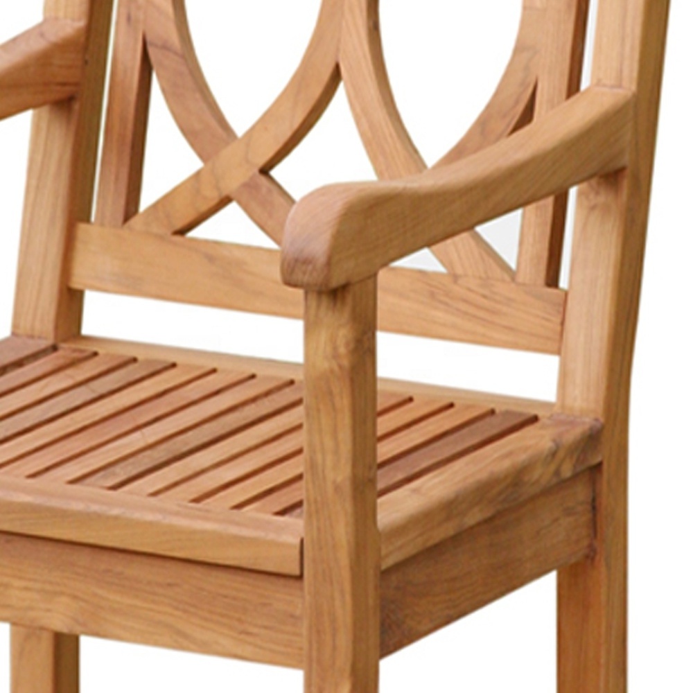 Modern Leisure Wood Furniture Teak Lismore Armchair Outdoor Furniture Garden Chairs for Events Patio Furniture Indonesia