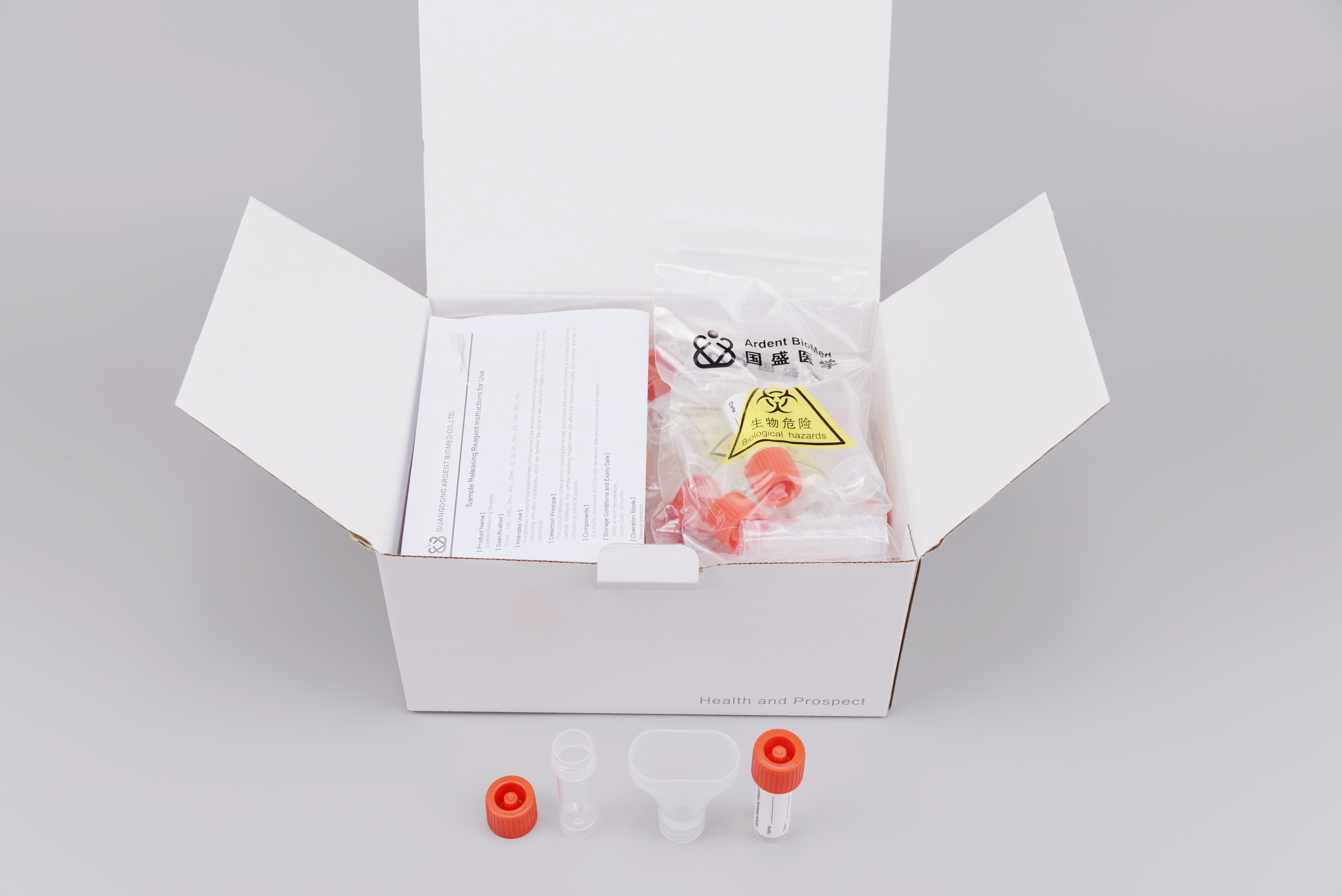 Medical Disposable  Saliva Sample Collection Kit with Funnel/ Tube