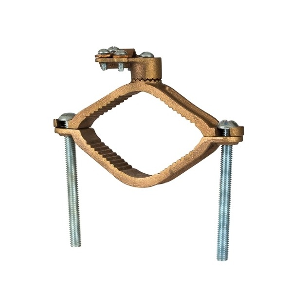 Factory Direct Price Widely Used Hot Sale Earthing and Lightning Protection Bronze Ground Clamp With Cable Clamp